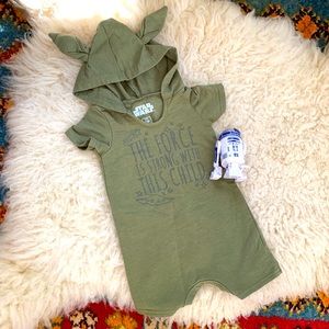 Star Wars Yoda Onesie 12 months